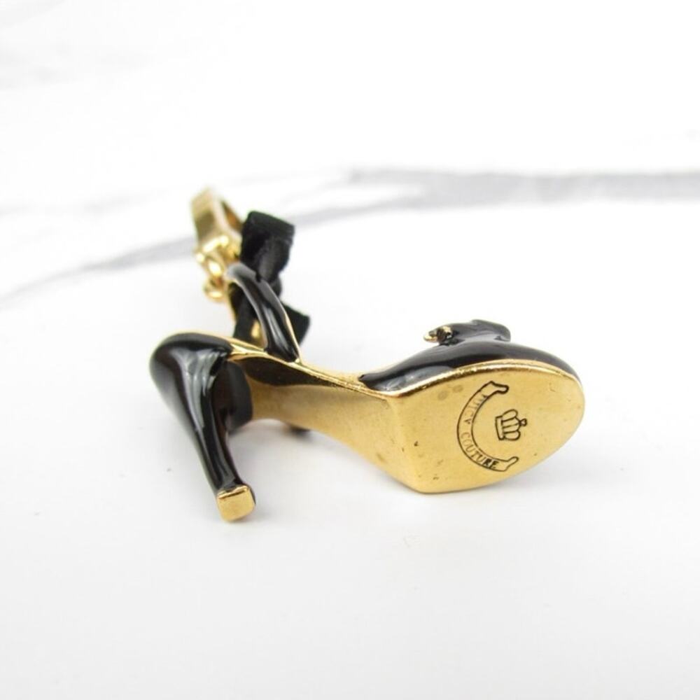 Juicy Couture Blcak Heel Evening Shoe Charm - Picture 5 of 6